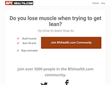 Tablet Screenshot of bfzhealth.com